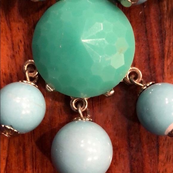 Vintage beaded Turquoise statement piece - Picture 6 of 9